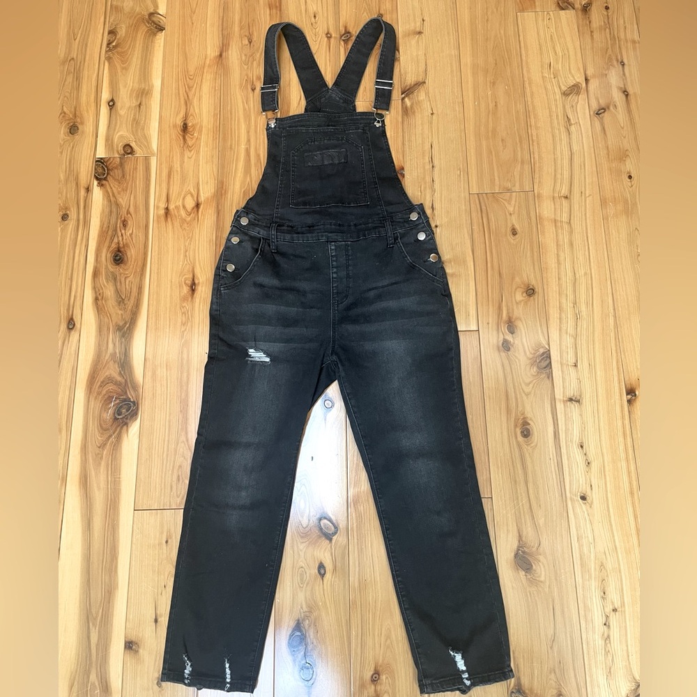 Distressed Overalls - Picture 4 of 11